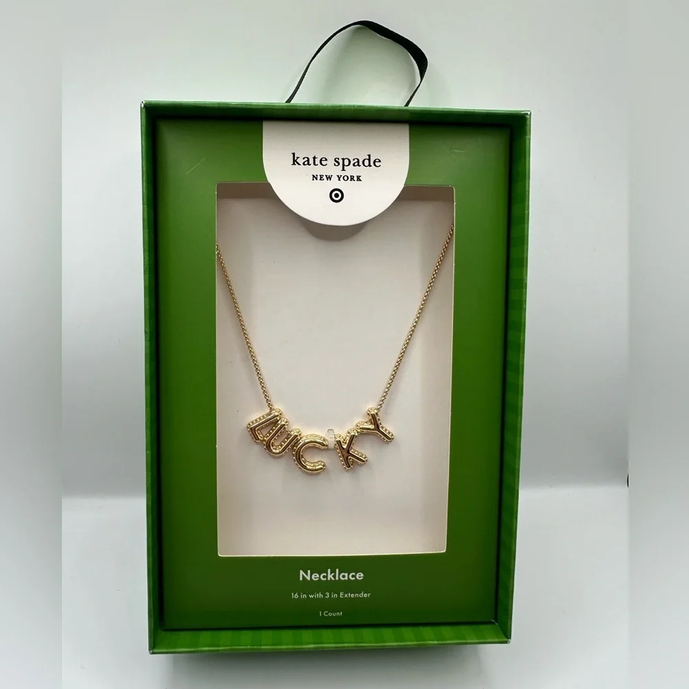 Kate Spade x Target  'Lucky' Necklace NWT